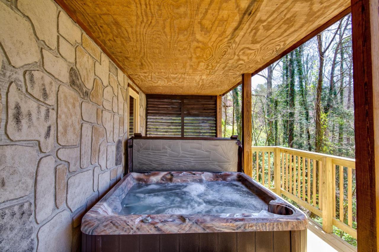 North Ridge Place Brand New Log Cabin With Hot Tub Great Location Sevierville Exterior photo